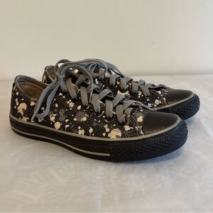 Converse Paint Drip Splatter Low Top Sneakers